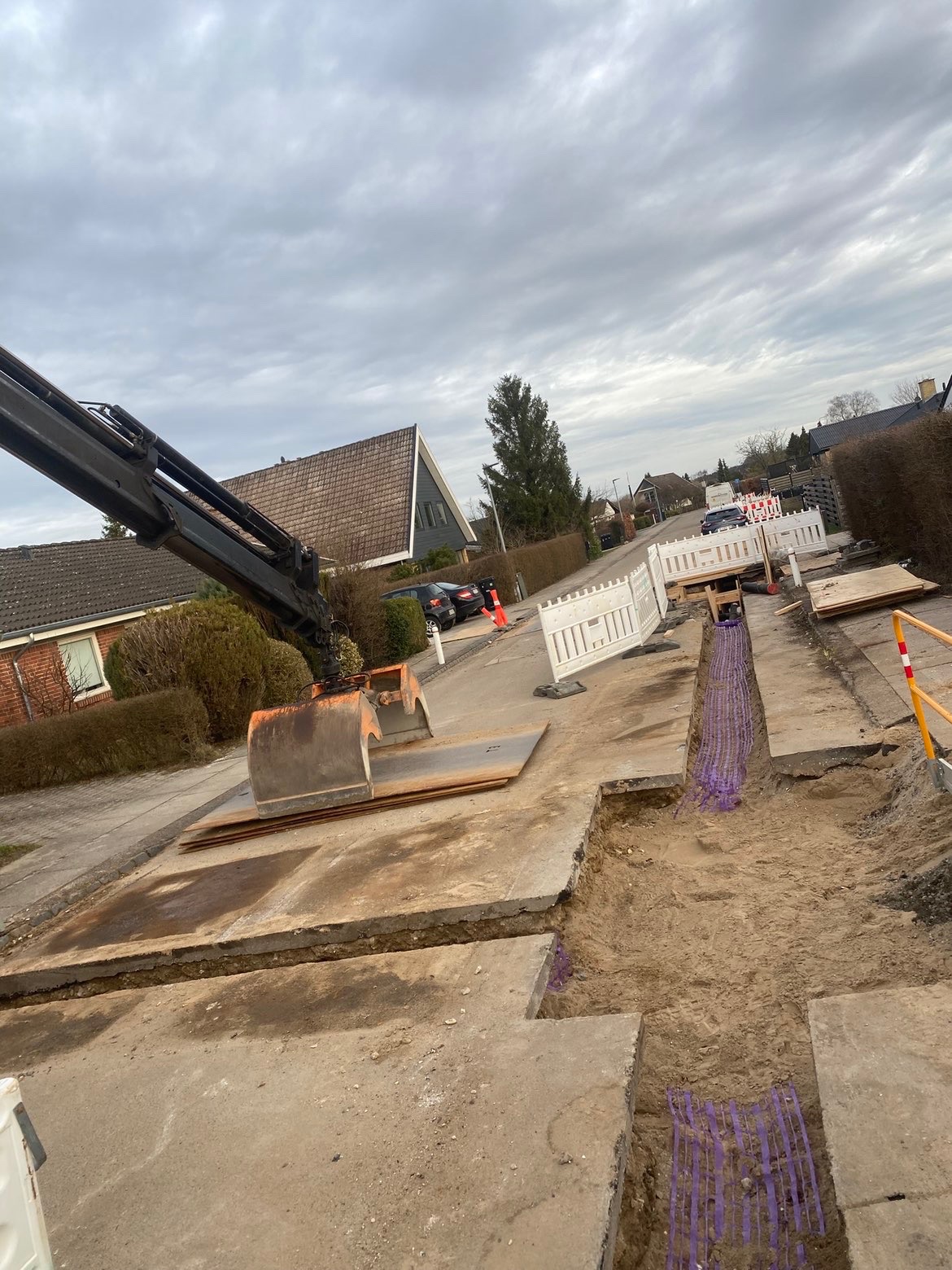 Afgrænset gravearbejde ved en privat bolig